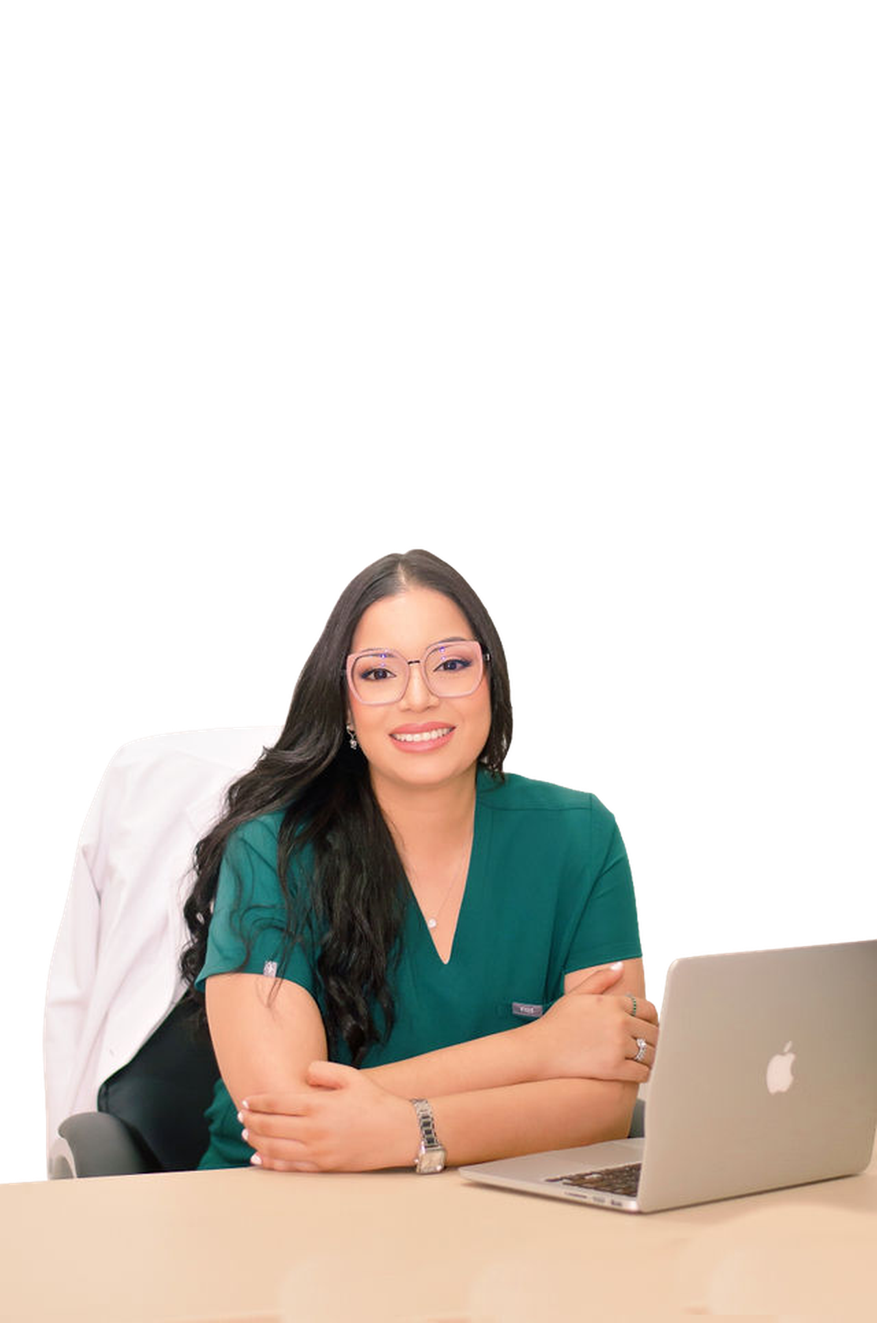 Dra. Katherine Cruz Peña en su espacio de consulta